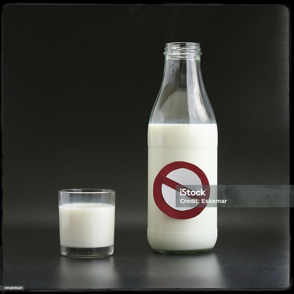 no milk Lactose intolerance Allergy Stock Photo