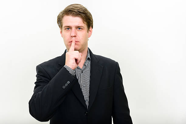 istock Shhh businessman has a secret 494876654