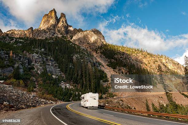 North Cascades Highway Stock Photo - Download Image Now - Motor Home, Washington State, Number 20