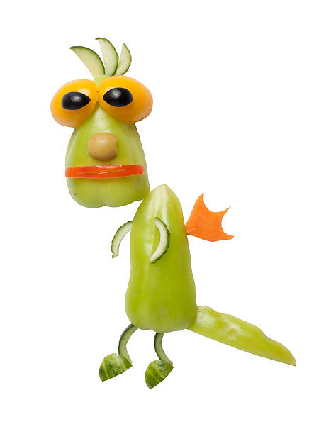 istock Dragon made of vegetables 494888718