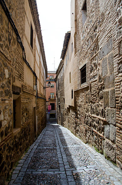 Toledo street. Spain stock photo