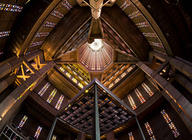 istock Bell tower, Saint Josephs church at Le Havre 494891297