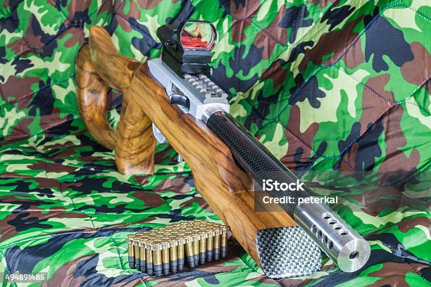 22 Lr Semi Automatic Carbine Stock Photo - Download Image Now - 20-24 Years, Accuracy, Ammunition