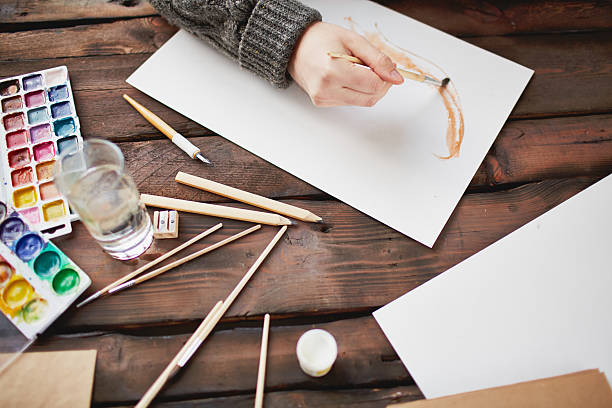 istock Drawing in water-colors 494891559