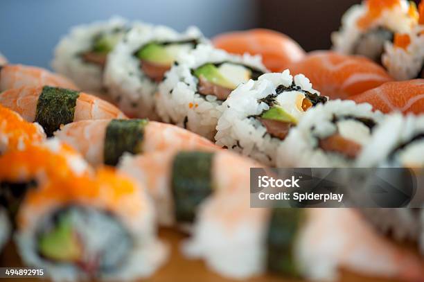 Sushi Assortment Stock Photo - Download Image Now - Appetizer, Asia, Asian Culture
