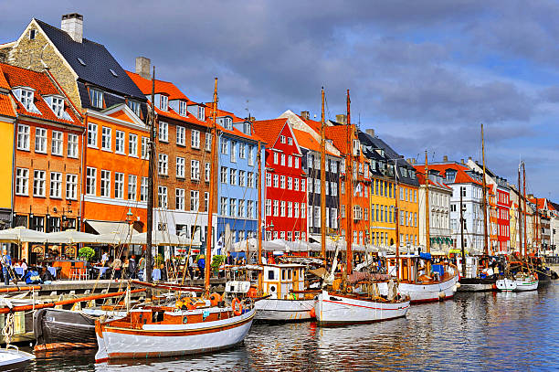 Copenhagen Nyhavn stock photo