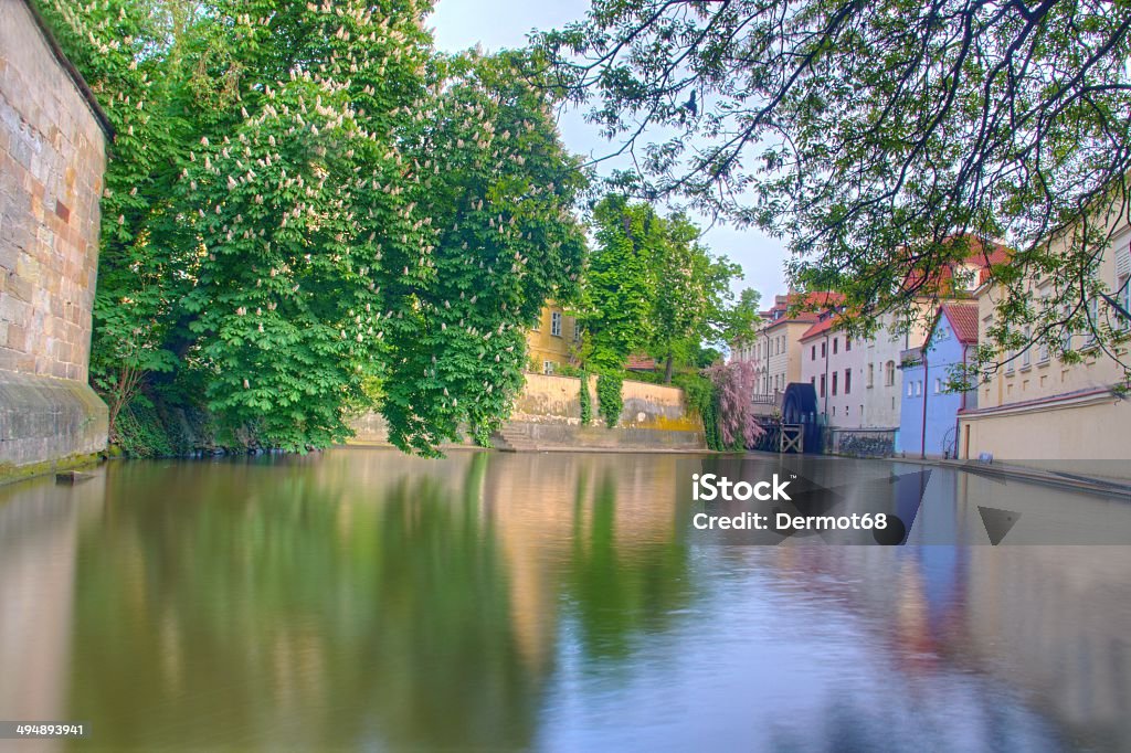 Kampa park nad rio Vltava - Foto de stock de 25 centavos de dólar royalty-free