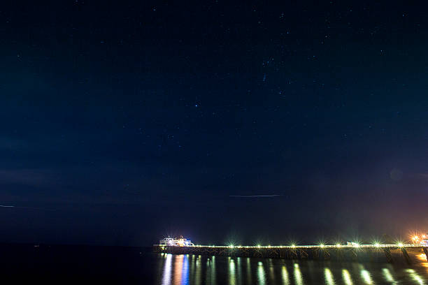 istock Malibu Pier under the stars 494895013
