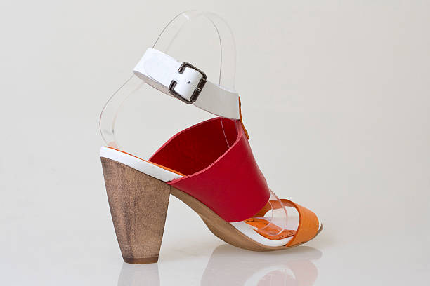 istock Women's fashion slipper on heel platform 494895679