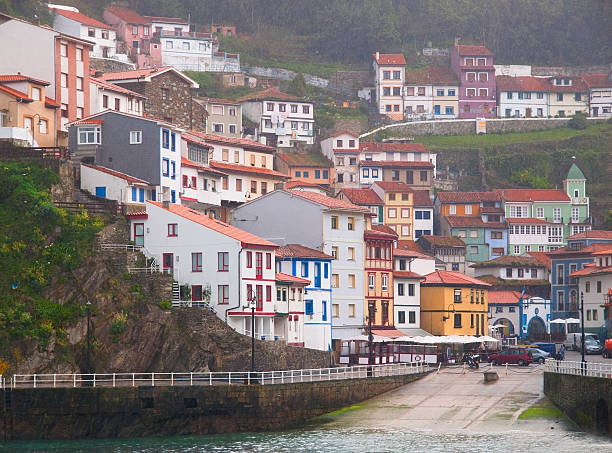 Village of Cudillero in Asturias, Galicia, Spain.