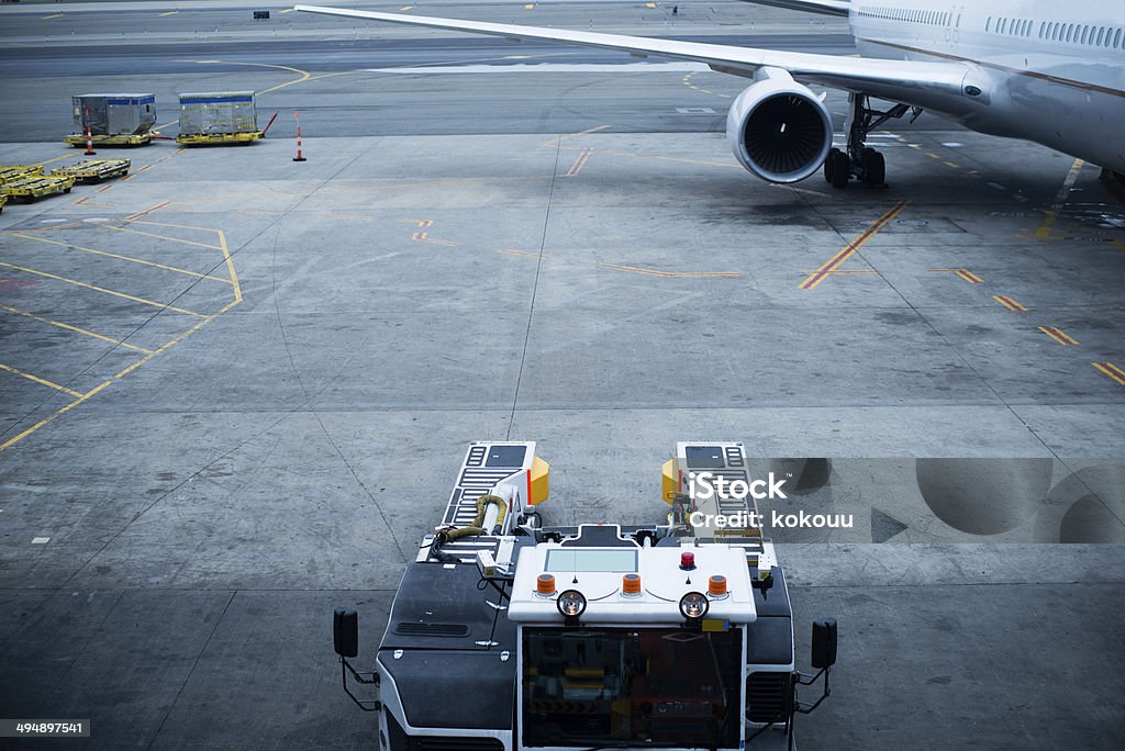 Demi droit d'un avion - Photo de Aviation générale libre de droits