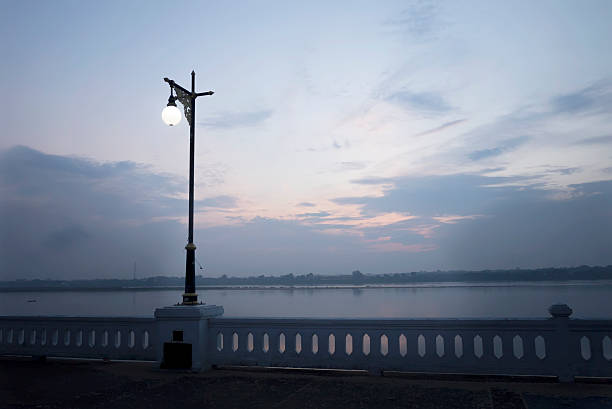istock Sunrise in Mekong riverside. 494898479