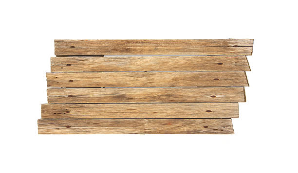 istock Stock Photo:Old Wood plank, isolated on white background 494902886