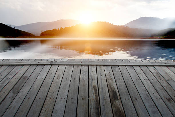 istock Sunrise and morning mist in the Dam 494906616