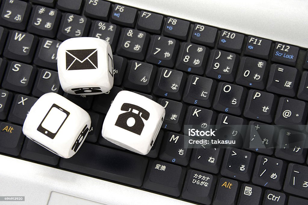 Business concepts, choice of communication tool 2015 Stock Photo