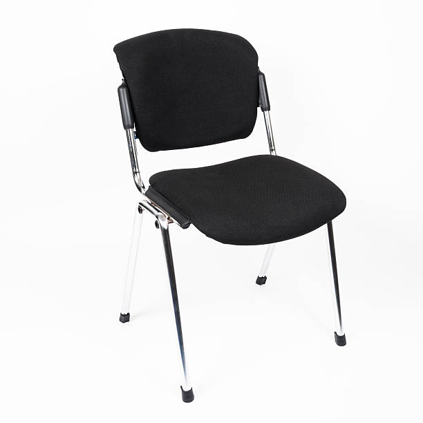 istock Black office chair isolated 494915628