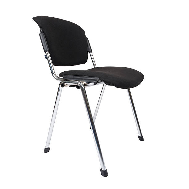 istock Black office chair isolated 494915634