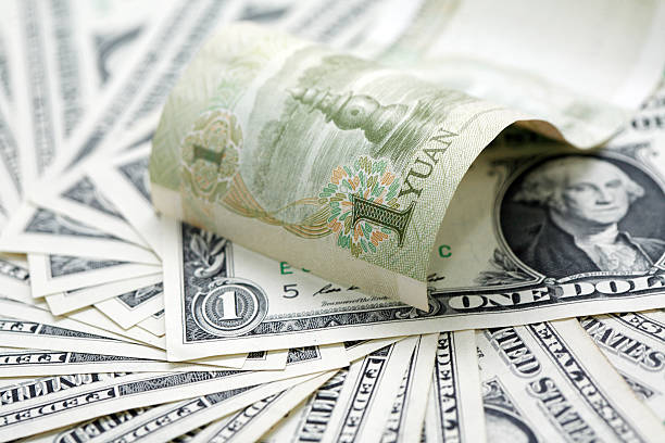 istock Chinese Yuan And USA Dollars 494919990