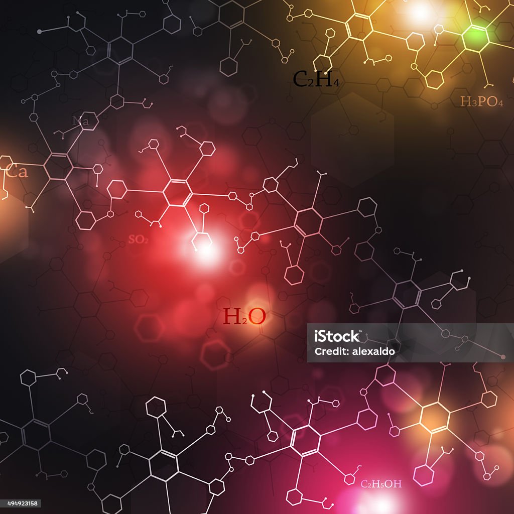 Science Background Color Abstract Dark Multicolor Science Background Stock Illustration ...