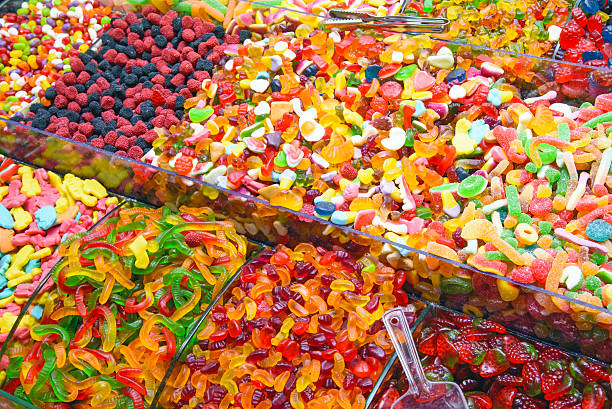 Piles of candy at the Grand Bazaar Piles of candy at the Grand Bazaar in Istanbul pick and mix stock pictures, royalty-free photos & images