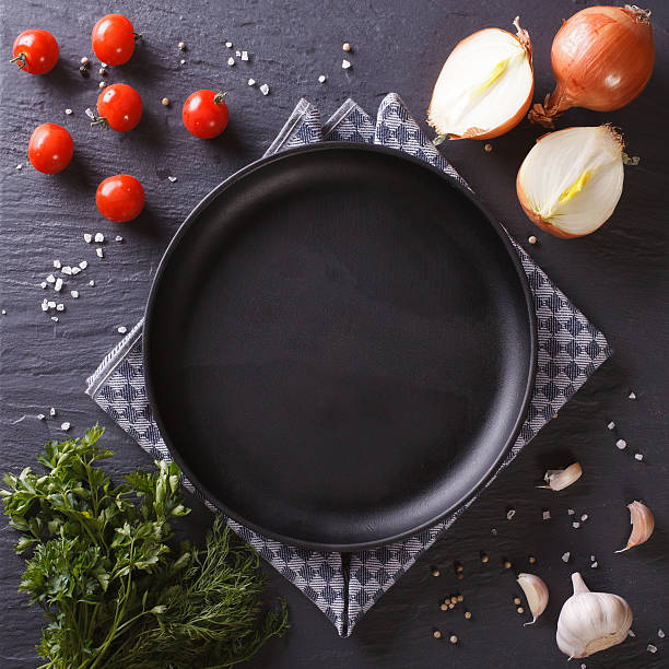 istock Set of vegetables and spice for cooking. 494924954