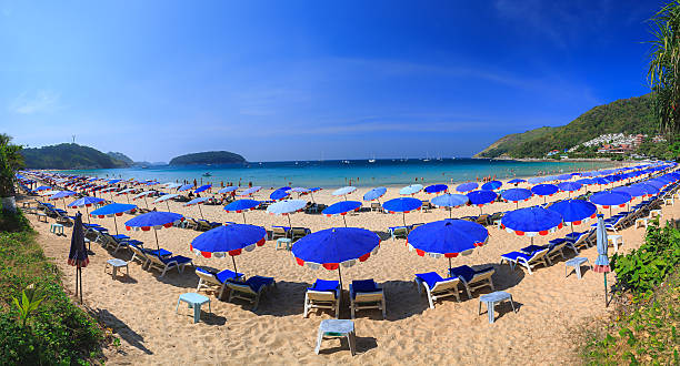 Beach on the island in Thailand stock photo