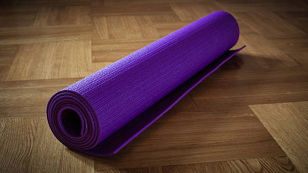 istock Yoga mat on floor 494925374