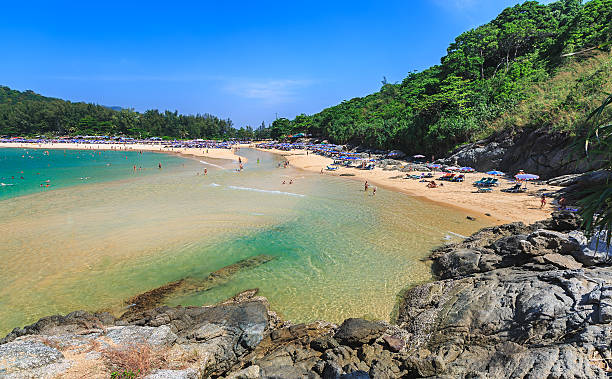 Beach on the island in Thailand stock photo