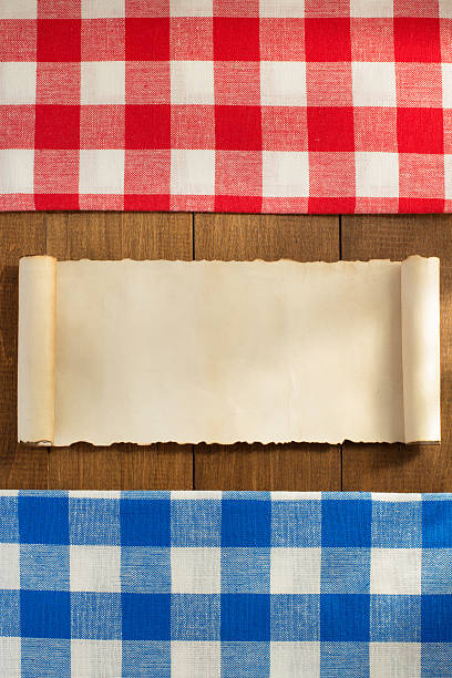 istock cloth napkin on wood 494926922