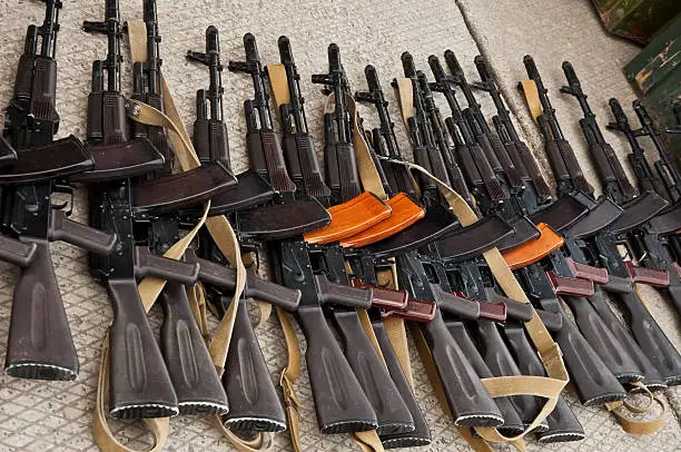 Photo of illicit arms trafficking