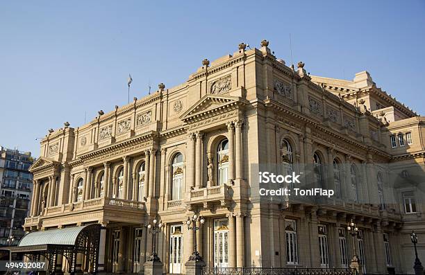 Colon Theatre Buenos Aires Argentina Stock Photo - Download Image Now - Buenos Aires, Colon Theater, Stage Theater