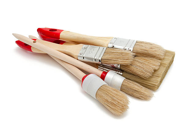 istock new paint brush isolated on a white background 494932707