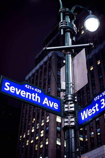 istock Road signs in New York 494933575