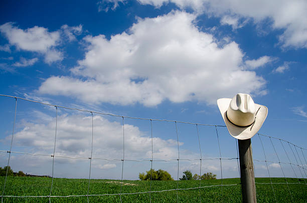 istock Cowboy hat & fence 494934187