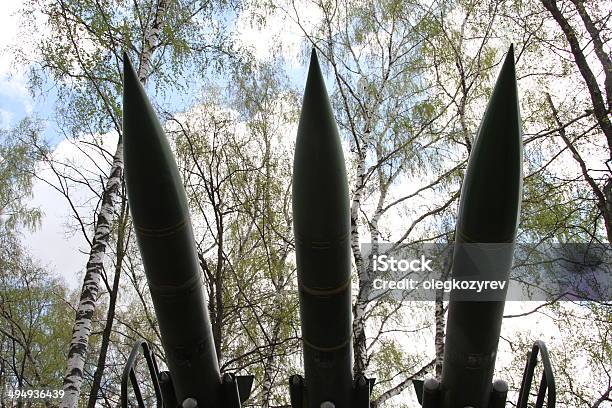 Russian Missiles Amid Birch Stock Photo - Download Image Now - Army, Demolished, Former Soviet Union