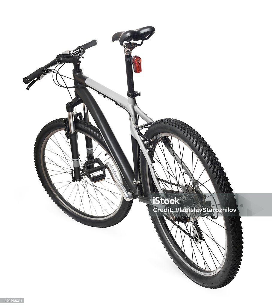 Bicicleta de montaña bicicleta Aislado en blanco - Foto de stock de Fondo blanco libre de derechos