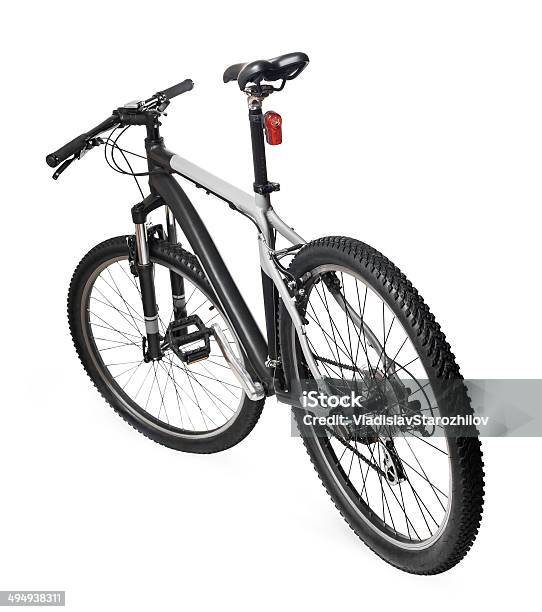 Bicicleta De Montaña Bicicleta Aislado En Blanco Foto de stock y más banco de imágenes de Fondo blanco - Fondo blanco, Mountain Bike, Bicicleta