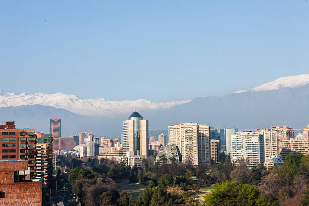 istock nice view of the mountains in Santiago, Chile 494945116