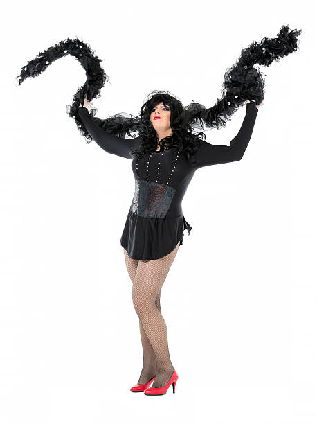 istock Actor Drag Queen Dressed as Woman Showing Emotions 494945538