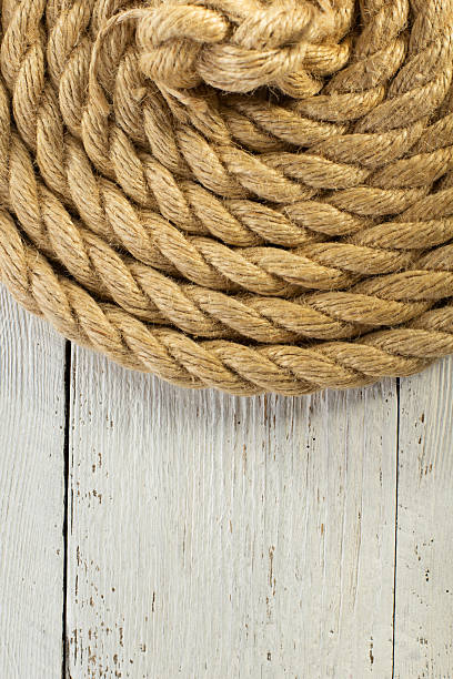 istock ship rope on wood 494946760