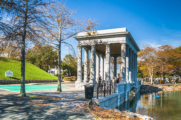 pilgrim memorial park stanowy - plymouth rock zdjęcia i obrazy z banku zdjęć