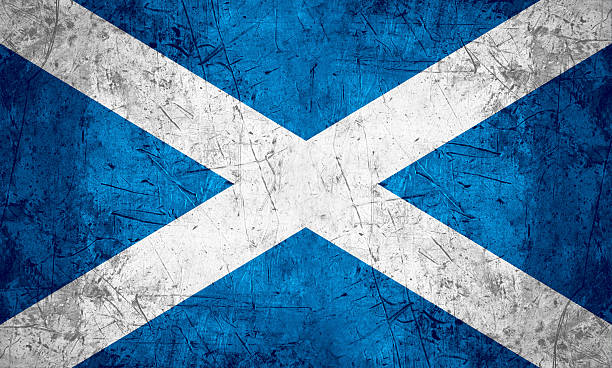 Scotland flag stock photo