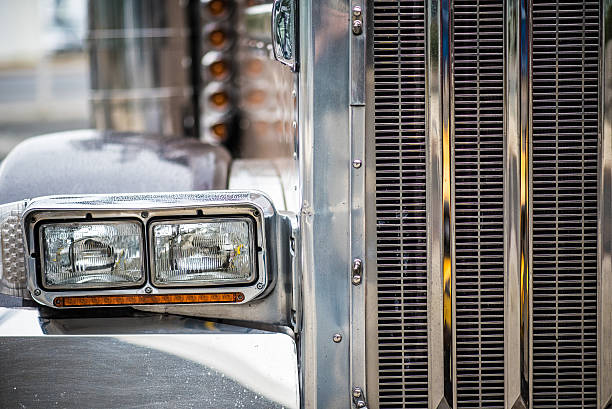 istock Front view of truck 494950078