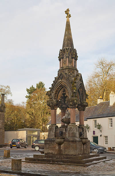 istock Memorial Fountain in Dunkeld, Scotland 494950868