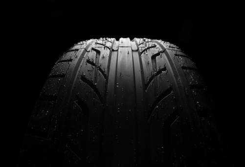 New Wet Black Tyre