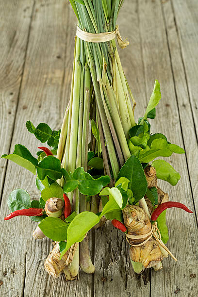istock Thai Tom Yam soup herbs and spices. 494955509