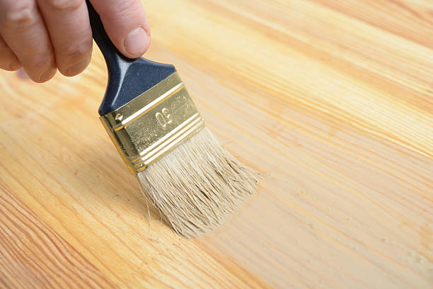 istock Painting the wood 494961421
