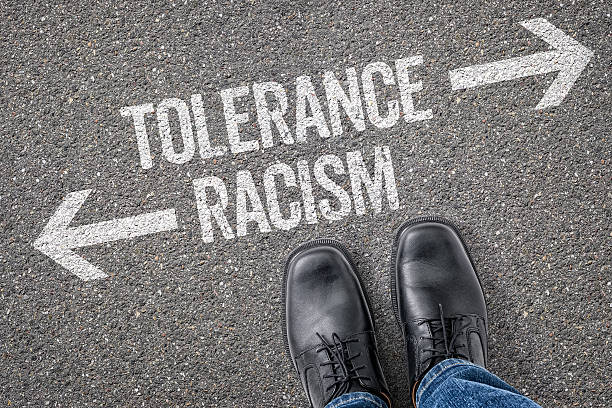 istock Decision at a crossroad - Tolerance or Racism 494961930