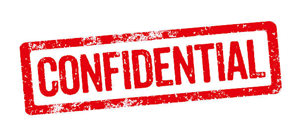 Red Stamp - Confidential Red Stamp - Confidential privacy stock pictures, royalty-free photos & images