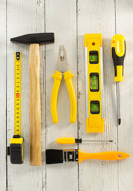 istock set of tools and instruments on wood 494963464
